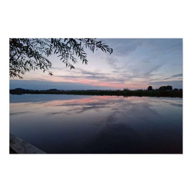 Sunset reflection  poster (Vorderseite)