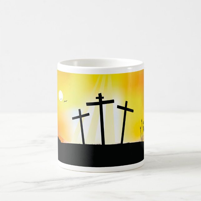 Sunset Religious Crosses Kaffeetasse (Von Creator hochgeladen)