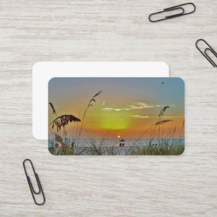 Sunset Retirement Business Cards #11 Visitenkarte