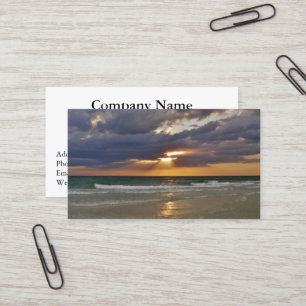 Sunset Retirement Business Cards #14 Visitenkarte