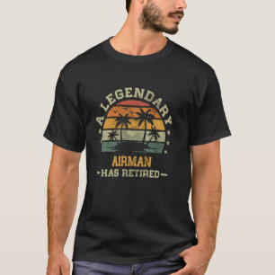 Sunset Retirement Ein legendärer Airman hat sich g T-Shirt