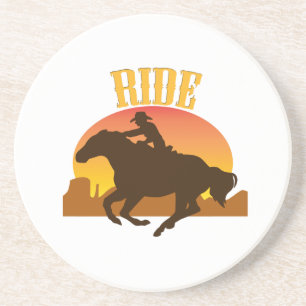 Sunset Ride Getränkeuntersetzer