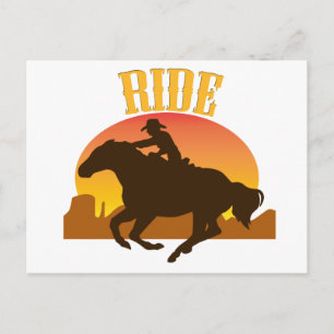 Sunset Ride Postkarte