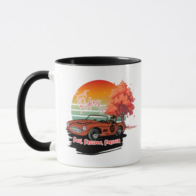 Sunset Riders Club – Fuel Freedom Forever Tasse (Links)