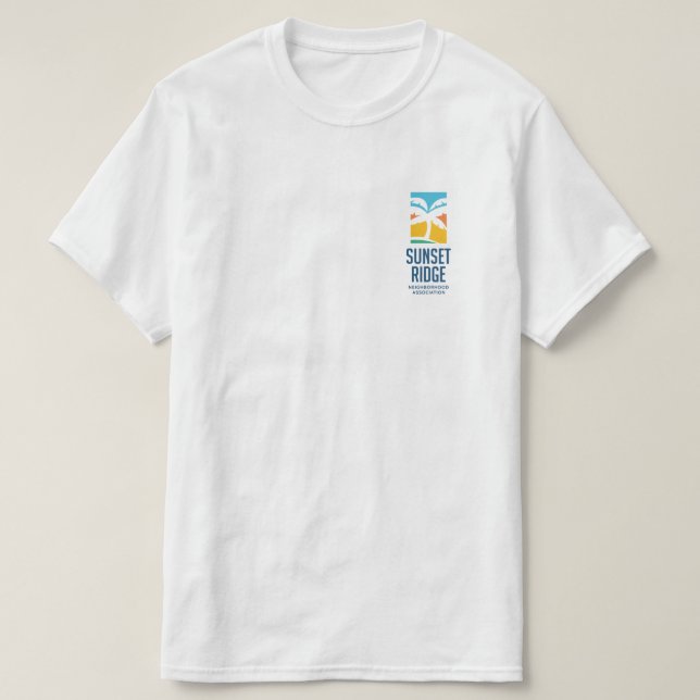 Sunset Ridge Lake Worth Beach T-Shirt (Design vorne)