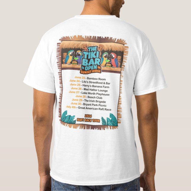 Sunset Ridge Tiki T-Shirt (Rückseite)