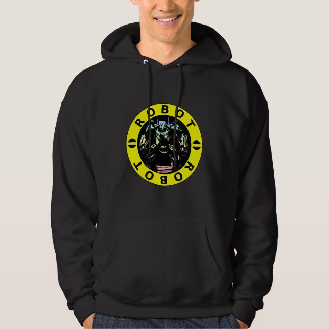 Sunset Robot Hoodie (Vorderseite)