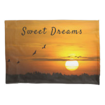 Sunset Romantische Orange und Schwarz Sweet Dreams