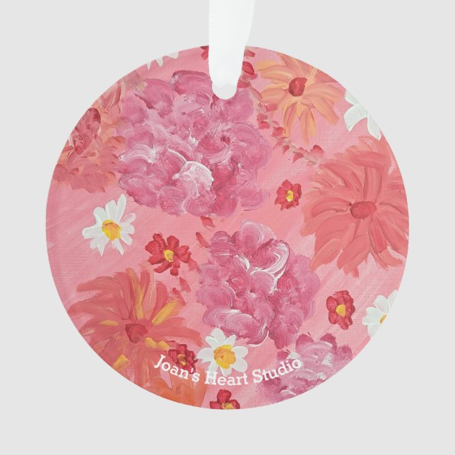 Sunset Rose Ornament (Vorderseite)