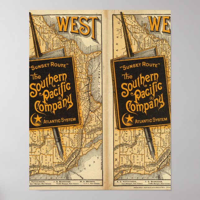 Sunset Route Poster (Vorne)