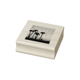 Sunset Sail Gummistempel