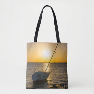 Sunset Sailboat Shipwreck Golf Breeze FL Bag