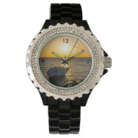 Sunset Sailboat Shipwreck Golf Breeze FL Watch