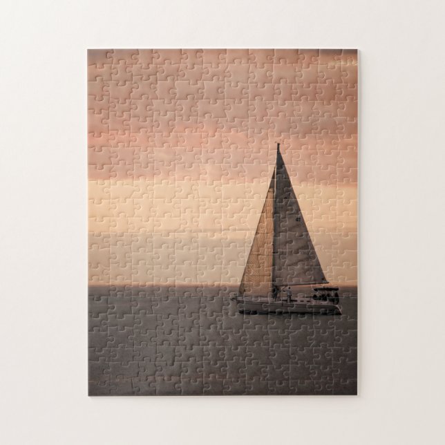 Sunset Sailing Cruise - 11x14 - 252 Stk. Puzzle (Vertikal)
