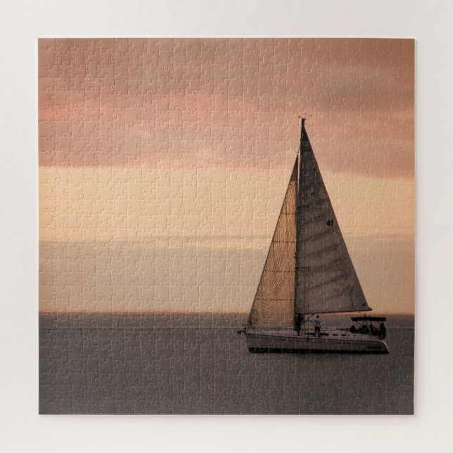Sunset Sailing Cruise - 20x20 - 676 Stk. Puzzle (Vertikal)