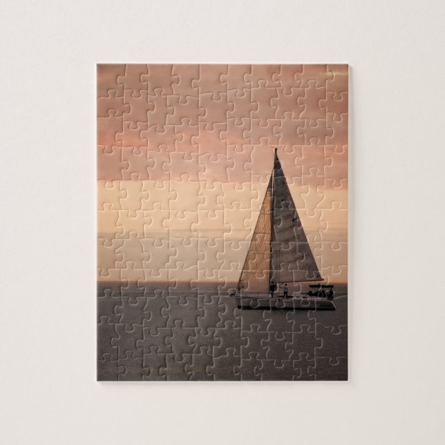 Sunset Sailing Cruise - 8x10 - 110 Stk. Puzzle (Vertikal)