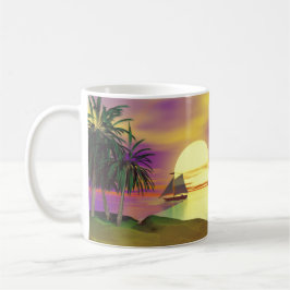 Sunset Sailing Tasse