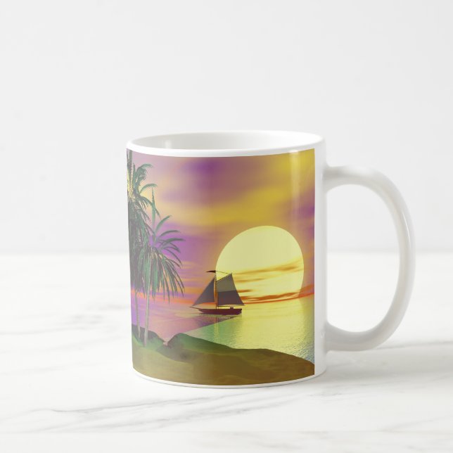 Sunset Sailing Tasse (Rechts)