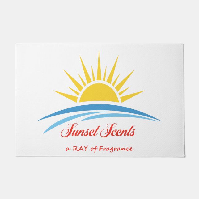 Sunset Scans Logo-Doormat Fußmatte (Vorderseite)