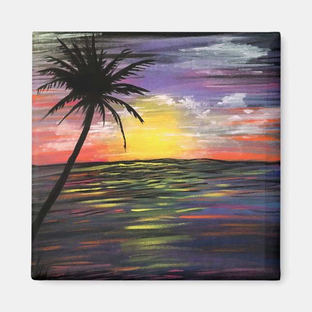 Sunset Sea Magnet (Vorne)