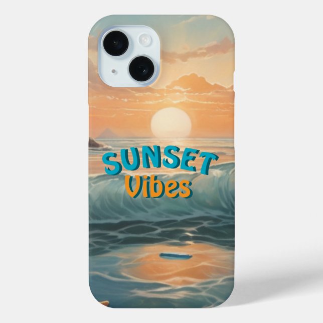 Sunset Sea View Phone Case (Rückseite)