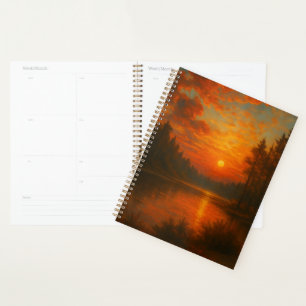 Sunset-See - sanfter Fokus Planer
