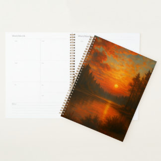 Sunset-See - sanfter Fokus Planer