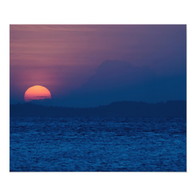 Sunset seen  fotodruck (Vorne)