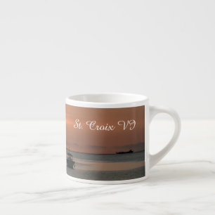 Sunset Segelboote Ocean Tropical Personalize Espressotasse