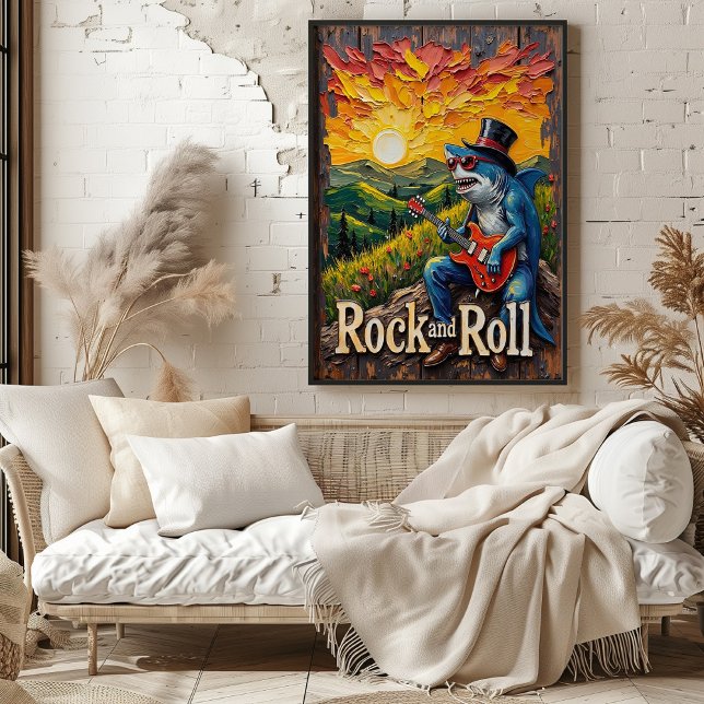 Sunset Serenade: Haifisch-Encore Poster (Von Creator hochgeladen)