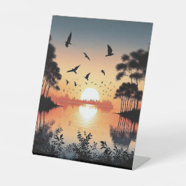 Sunset Serenity Sockelschild