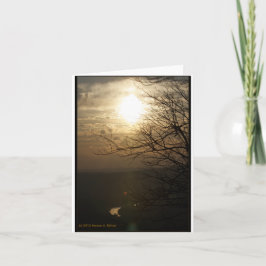 Sunset: Shenandoah River from Skyline Drive Karte