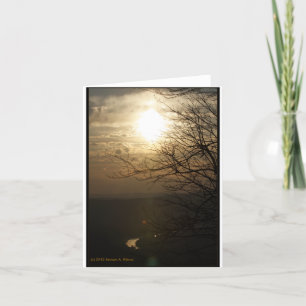 Sunset: Shenandoah River from Skyline Drive Karte