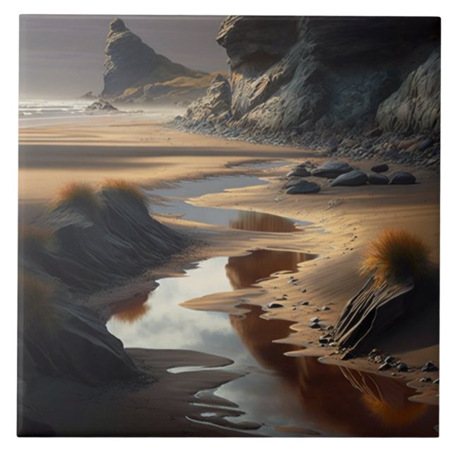 Sunset Shore Fliese (Vorderseite)