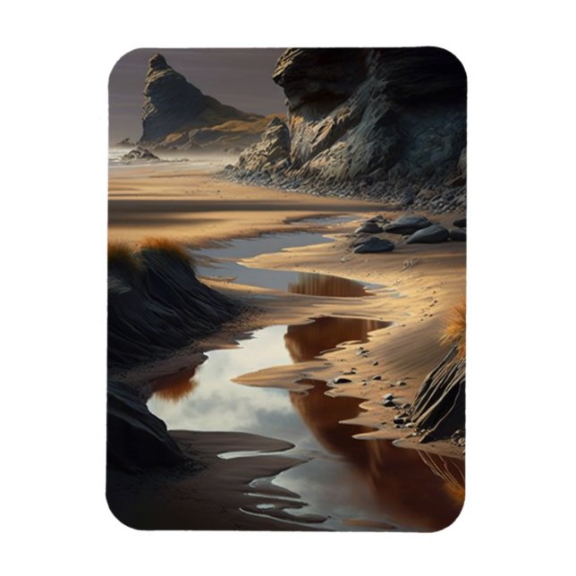 Sunset Shore Magnet (Vertikal)