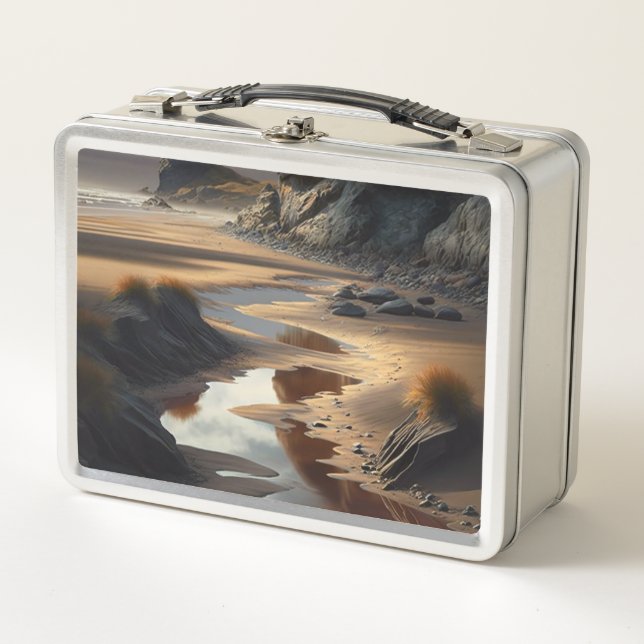 Sunset Shore Metall Brotdose (Vorderseite)