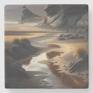 Sunset Shore Steinuntersetzer