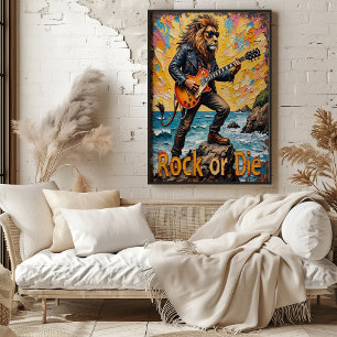 Sunset Shred: Löwigs Küstenstrich Poster