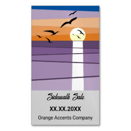 Sunset Sidewalk Sale Magnet ・ Sommerliche Werbeakt