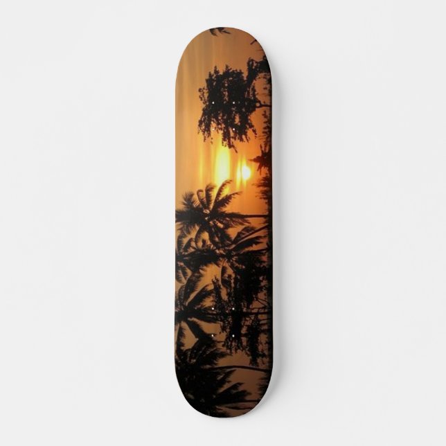 Sunset Skateboard (Vorne)