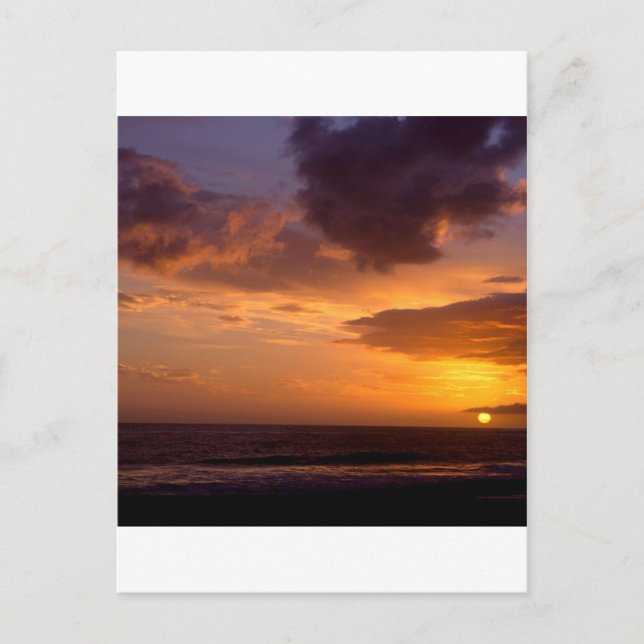 Sunset Sky Carpinteria Kalifornien Postkarte (Vorderseite)