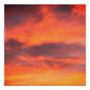 Sunset Sky Foto Landscape Weihnachtsgeschenk Gefal Poster