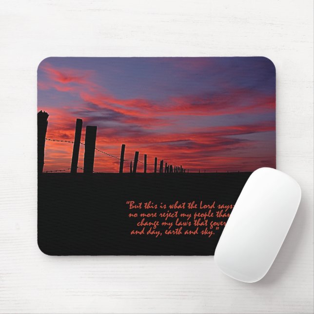 Sunset Sky Inspiration Mousepad (Mit Mouse)