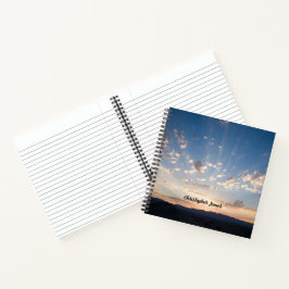 Sunset Sky Personalisiert Notizbuch