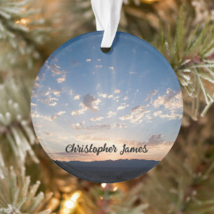 Sunset Sky Personalisiert Ornament