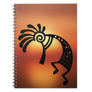 Sunset Southwest Kokopelli Notebook Notizblock