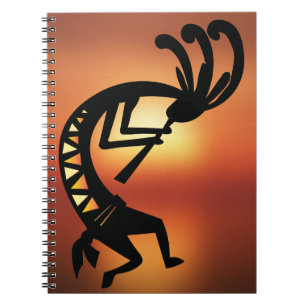 Sunset Southwest Kokopelli Notebook Notizblock