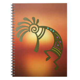 Sunset Southwest Kokopelli Notebook Notizblock