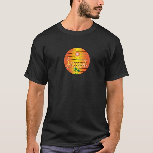 Sunset Special Design T - Shirt, Design T - Shirt (Vorderseite)