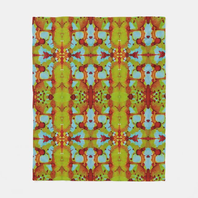 Sunset Spill Fleecedecke (Vorderseite)